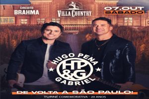 Hugo Pena &amp; Gabriel se apresentam no palco do Villa Country