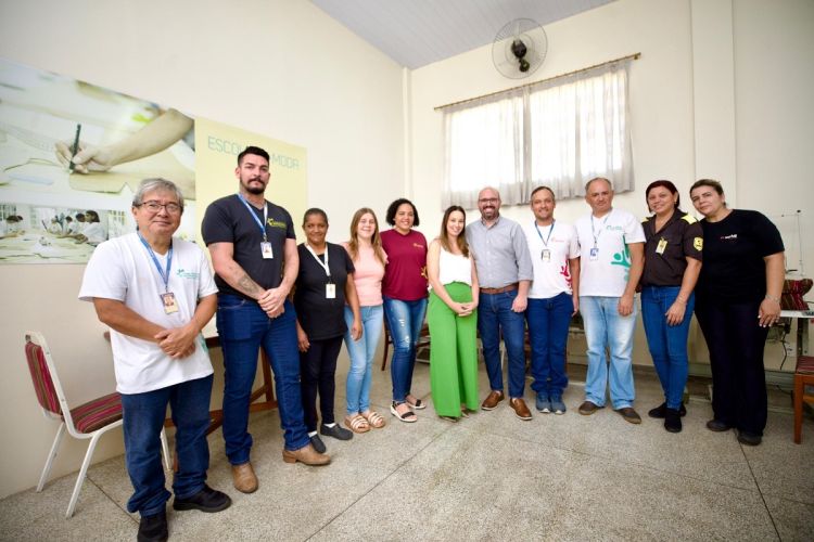 Fundo Social recebe a visita do prefeito Netto Donato