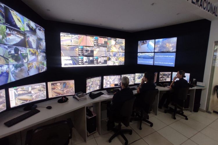 Mais 5 câmeras de monitoramento são integradas ao sistema da Guarda Municipal