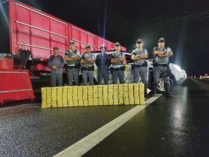 Polícia Militar Rodoviária apreende 200 quilos de crack em Santa Cruz do Rio Pardo