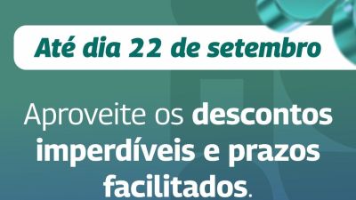 Dia 22 de setembro encerra o prazo para os contribuintes de Ibaté aderirem o Refis 2025