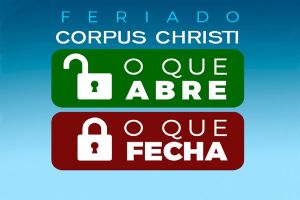 Confira o que abre e fecha no feriado de Corpus Christi