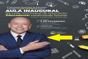 Leandro Karnal fará palestra na aula inaugural da volta as aulas da rede municipal de ensino