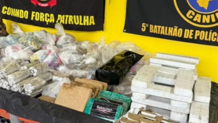 PM prende 7 criminosos em sítio usado para o tráfico de drogas no interior de São Paulo
