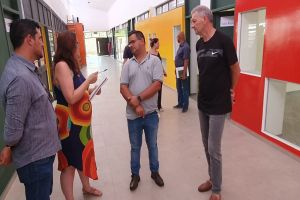 Secretário de Educação faz visita técnica no Cemei Flávio Ciaco