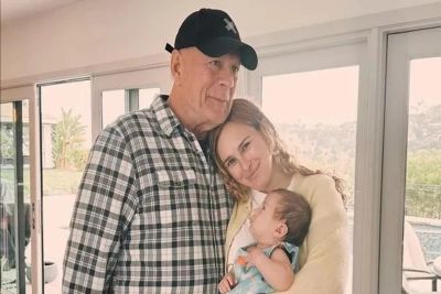 Afastado das telas, Bruce Willis aparece em foto no aniversário da neta