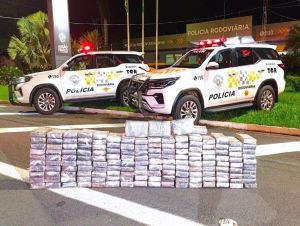 PMR prende homem e apreende 167 kg de cocaína em Araçatuba