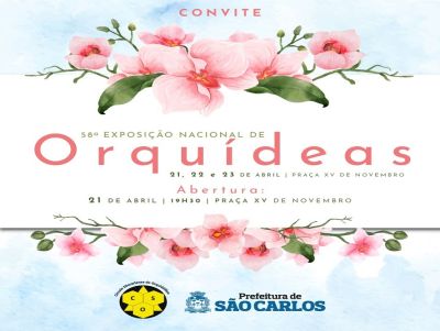 58ª Exposição nacional de orquídeas começa hoje (21)