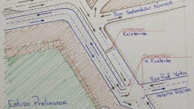 Vereador Edson Ferraz solicita estudos de um projeto de OBRAS viárias e mobilidade urbana na região do VARJÃO