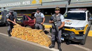 Homem com passagens por furto e tráfico é preso com 400 kg de maconha