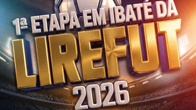 Ibaté recebe a 1ª Etapa da LIREFUT 2026 neste sábado