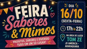 Sexta-feira (16): expositores da Feira Sabores &amp; Mimos estarão no Jardim América