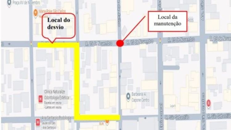SAAE comunica interdições de vias para subistituição de tampa de poço de visita