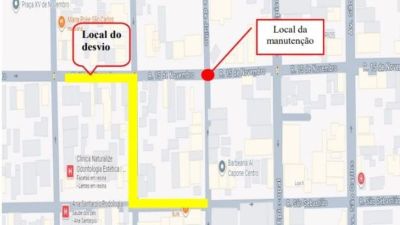 SAAE comunica interdições de vias para subistituição de tampa de poço de visita