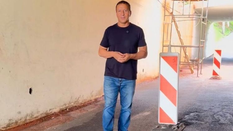 Vereador Edson Ferraz também cobra melhorias na antiga passagem boiadeira sob a Rodovia Washington Luís