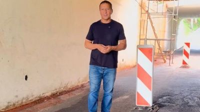 Vereador Edson Ferraz também cobra melhorias na antiga passagem boiadeira sob a Rodovia Washington Luís