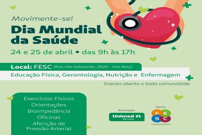 Unimed São Carlos realizará evento para incentivar práticas saudáveis
