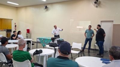 Sala cheia marca início do curso de Drywall em Ibaté