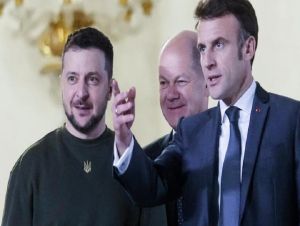 França e Alemanha prometem continuar a ajudar a Ucrânia com armamento