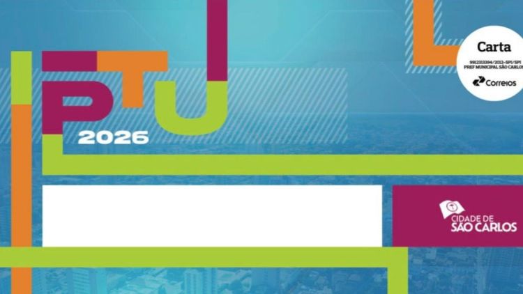 Prefeitura inicia distribuição dos carnês do IPTU 2026 em São Carlos