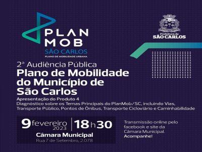 Diagnóstico da penúltima etapa do plano de mobilidade urbana será apresentado na quinta-feira (09)