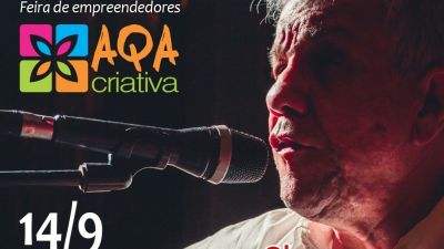 Sábado e domingo (13 e 14) tem feira “AQA Criativa” na Praça das Bandeiras
