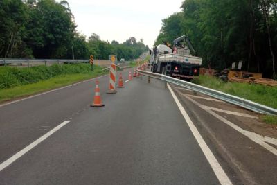 Ponte na SP 304 tem interdição parcial, em Piracicaba