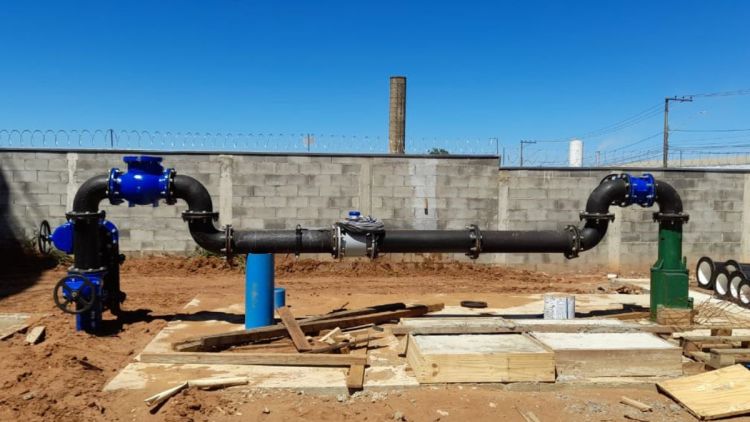 Saae realiza interligação da adutora do poço profundo do Cedrinho
