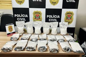 Polícia Civil prende homem em flagrante e apreende mais de 20 quilos de cocaína