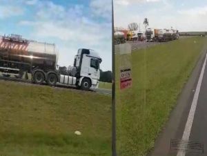 Caminhão-tanque segue por mais de 6 quilômetros na contramão em rodovia de Araraquara