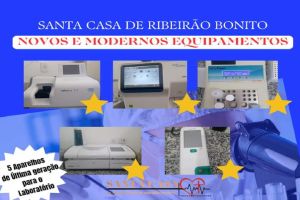 Laboratório de Análise Clínica da Santa Casa de Ribeirão Bonito recebe modernos equipamentos.