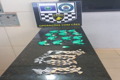 GMs e K9 Índia não param e encontram drogas no Jd. Hikare