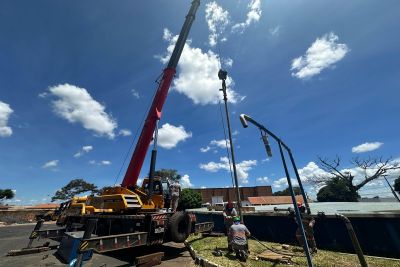 Prefeitura de Ibaté inicia troca da bomba de água do poço do DAE próximo da antiga CBT