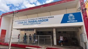 Casa do Trabalhador tem 560 vagas de emprego abertas em São Carlos