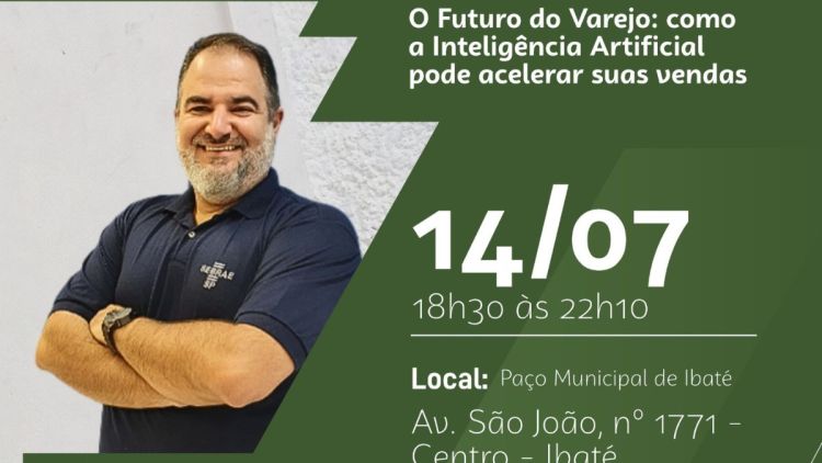 Ibaté recebe palestra sobre o futuro do varejo e o impacto da Inteligência Artificial nos negócios
