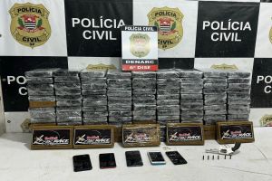 Polícia Civil prende trio com mais de 120 kg de cocaína em Sorocaba