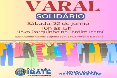 Fundo Social de Solidariedade de Ibaté Promove Varal Solidário no Jardim Icaraí