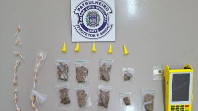 Correria na Rua Borborema termina com prisão por tráfico em Ibaté