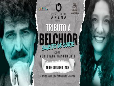 Domingo tem circuito arena especial com tributo a Belchior