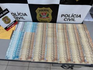 Polícia Civil prende dois e apreende R$ 11 mil em notas falsas no interior de SP