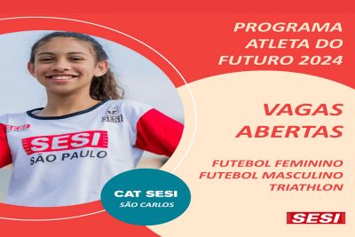 Sesi São Carlos tem vagas no Programa Atleta do Futuro
