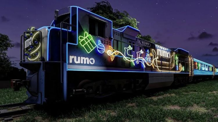 São Carlos recebe edição do “Rumo ao Natal”, evento ferroviário que atrai multidões no fim do ano