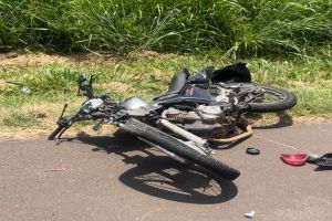 Motociclista fica em estado grave após acidente na Rodovia Washington Luís