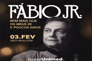 Fábio Jr confirma show comemorativo de seus 70 anos no Espaço Unimed
