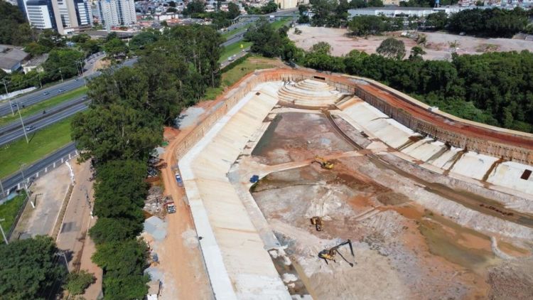 Passarelli entrega o Piscinão Jaboticabal, maior reservatório de macrodrenagem da América do Sul
