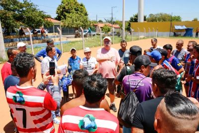 Newton Lima e Loi Landi conquistam recursos para o campo do raspadão do Aracy