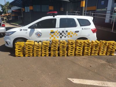 PM Rodoviária apreende adolescente com quase 280 kg de maconha