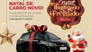 ACISC reforça otimismo para o Fim de Ano e destaca “Natal Iluminado e Premiado 2025”