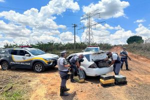 PM Rodoviária apreende mais de 350 kg de maconha