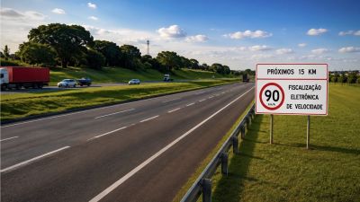 Redução de velocidade entra em vigor no trecho urbano da SP-310, em Araraquara, em 1º de julho